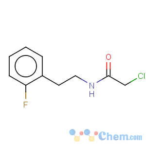 CAS No:141463-68-5 Acetamide,2-chloro-N-[2-(2-fluorophenyl)ethyl]-