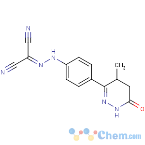 CAS No:141505-33-1 2-[[4-[(4R)-4-methyl-6-oxo-4,<br />5-dihydro-1H-pyridazin-3-yl]phenyl]hydrazinylidene]propanedinitrile