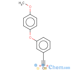 CAS No:141580-94-1 Benzene,1-ethynyl-3-(4-methoxyphenoxy)-