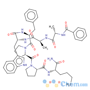 CAS No:141636-65-9 L-Norleucinamide,N-benzoyl-L-alanyl-L-alanyl-D-tryptophyl-L-phenylalanyl-D-prolyl-L-prolyl-