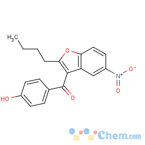 CAS No:141645-16-1 (2-butyl-5-nitro-1-benzofuran-3-yl)-(4-hydroxyphenyl)methanone