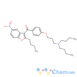 CAS No:141645-23-0 (2-butyl-5-nitro-1-benzofuran-3-yl)-[4-[3-(dibutylamino)propoxy]phenyl]<br />methanone