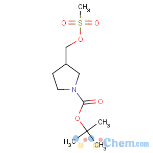 CAS No:141699-56-1 1-Pyrrolidinecarboxylicacid, 3-[[(methylsulfonyl)oxy]methyl]-, 1,1-dimethylethyl ester