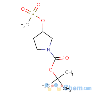 CAS No:141699-57-2 tert-butyl 3-methylsulfonyloxypyrrolidine-1-carboxylate