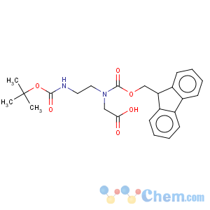 CAS No:141743-15-9 Glycine,N-[2-[[(1,1-dimethylethoxy)carbonyl]amino]ethyl]-N-[(9H-fluoren-9-ylmethoxy)carbonyl]-