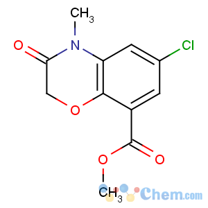 CAS No:141761-83-3 methyl 6-chloro-4-methyl-3-oxo-1,4-benzoxazine-8-carboxylate