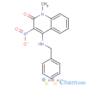 CAS No:141945-52-0 2(1H)-Quinolinone,1-methyl-3-nitro-4-[(phenylmethyl)amino]-