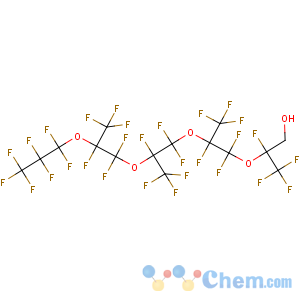 CAS No:141977-66-4 1-Propanol,2,3,3,3-tetrafluoro-2-[1,1,2,3,3,3-hexafluoro-2-[1,1,2,3,3,3-hexafluoro-2-[1,1,2,3,3,3-hexafluoro-2-(1,1,2,2,3,3,3-heptafluoropropoxy)propoxy]propoxy]propoxy]-