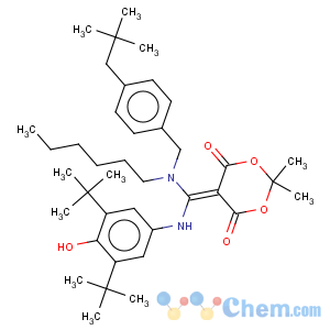 CAS No:141993-70-6 1,3-Dioxane-4,6-dione,5-[[[3,5-bis(1,1-dimethylethyl)-4-hydroxyphenyl]amino][[[4-(2,2-dimethylpropyl)phenyl]methyl]hexylamino]methylene]-2,2-dimethyl-