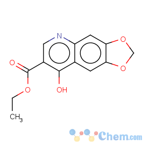CAS No:14205-65-3 1,3-Dioxolo[4,5-g]quinoline-7-carboxylicacid, 8-hydroxy-, ethyl ester