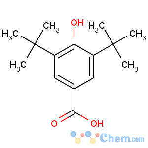 CAS No:1421-49-4 3,5-ditert-butyl-4-hydroxybenzoic acid
