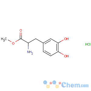 CAS No:1421-65-4 methyl (2S)-2-amino-3-(3,4-dihydroxyphenyl)propanoate