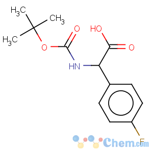 CAS No:142121-93-5 Benzeneaceticacid, a-[[(1,1-dimethylethoxy)carbonyl]amino]-4-fluoro-