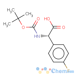 CAS No:142186-36-5 Benzeneacetic acid, a-[[(1,1-dimethylethoxy)carbonyl]amino]-4-fluoro-,(aS)-