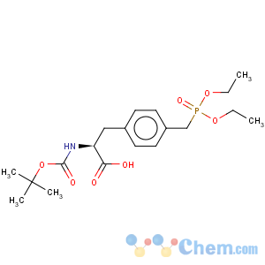 CAS No:142348-55-8 (s)-2-tert-butoxycarbonylamino-3-[4-(diethoxy-phosphorylmethyl)-phenyl]-propionic acid