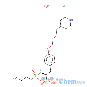 CAS No:142373-60-2 Tirofiban hydrochloride