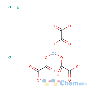 CAS No:14239-07-7 Potassium tris(oxalato)cobaltate(III)