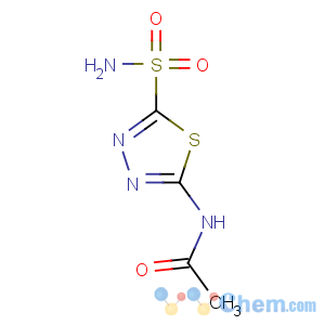 CAS No:1424-27-7 Acetamide,N-[5-(aminosulfonyl)-1,3,4-thiadiazol-2-yl]-, sodium salt (1:1)