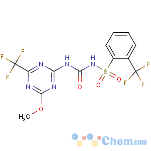 CAS No:142469-14-5 1-[4-methoxy-6-(trifluoromethyl)-1,3,<br />5-triazin-2-yl]-3-[2-(trifluoromethyl)phenyl]sulfonylurea