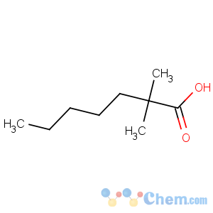 CAS No:14250-73-8 Heptanoic acid,2,2-dimethyl-