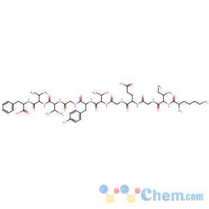 CAS No:142570-54-5 L-Phenylalanine,L-lysyl-L-isoleucylglycyl-L-a-glutamylglycyl-L-threonyl-L-tyrosylglycyl-L-valyl-L-valyl- (9CI)