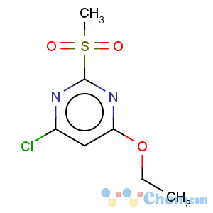 CAS No:142596-33-6 Pyrimidine,4-chloro-6-ethoxy-2-(methylsulfonyl)-