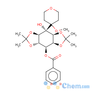 CAS No:142741-67-1 myo-Inositol,1,2:4,5-bis-O-(1-methylethylidene)-6-O-(tetrahydro-4-methoxy-2H-pyran-4-yl)-,benzoate (9CI)