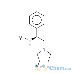 CAS No:142773-73-7 (2'S,3S)-1-(2-METHYLAMINO-2-PHENYL-ETHYL)-PYRROLIDIN-3-OL