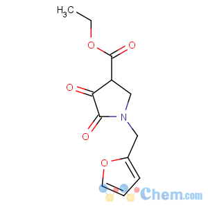 CAS No:142774-43-4 ethyl 1-(furan-2-ylmethyl)-4,5-dioxopyrrolidine-3-carboxylate