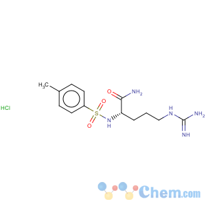 CAS No:14279-64-2 Pentanamide,5-[(aminoiminomethyl)amino]-2-[[(4-methylphenyl)sulfonyl]amino]-,monohydrochloride, (2S)- (9CI)