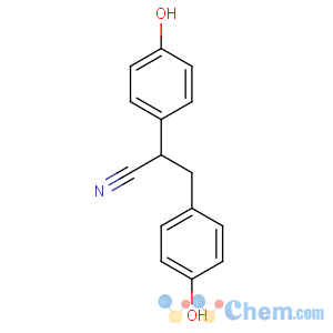 CAS No:1428-67-7 2,3-bis(4-hydroxyphenyl)propanenitrile
