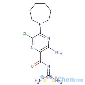 CAS No:1428-95-1 3-amino-5-(azepan-1-yl)-6-chloro-N-(diaminomethylidene)pyrazine-2-<br />carboxamide