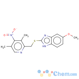 CAS No:142885-91-4 1H-Benzimidazole,2-[[(3,5-dimethyl-4-nitro-2-pyridinyl)methyl]thio]-6-methoxy-