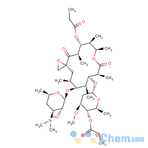 CAS No:14289-25-9 Oleandomycin,4',11-dipropanoate
