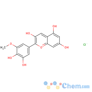 CAS No:1429-30-7 2-(3,4-dihydroxy-5-methoxyphenyl)chromenylium-3,5,7-triol
