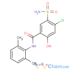 CAS No:14293-44-8 4-chloro-N-(2,6-dimethylphenyl)-2-hydroxy-5-sulfamoylbenzamide