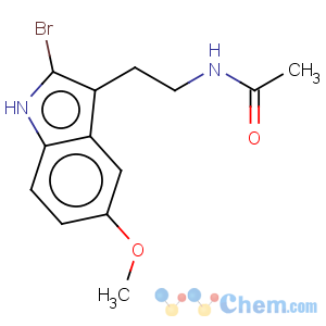 CAS No:142959-59-9 Acetamide,N-[2-(2-bromo-5-methoxy-1H-indol-3-yl)ethyl]-