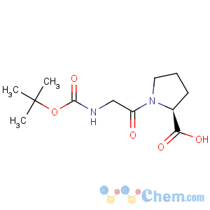 CAS No:14296-92-5 L-Proline,N-[(1,1-dimethylethoxy)carbonyl]glycyl-