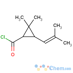 CAS No:14297-81-5 2,2-dimethyl-3-(2-methylprop-1-enyl)cyclopropane-1-carbonyl chloride