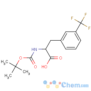 CAS No:142995-31-1 (2S)-2-[(2-methylpropan-2-yl)oxycarbonylamino]-3-[3-(trifluoromethyl)<br />phenyl]propanoic acid