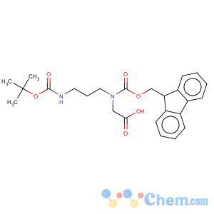 CAS No:143192-31-8 Glycine,N-[3-[[(1,1-dimethylethoxy)carbonyl]amino]propyl]-N-[(9H-fluoren-9-ylmethoxy)carbonyl]-