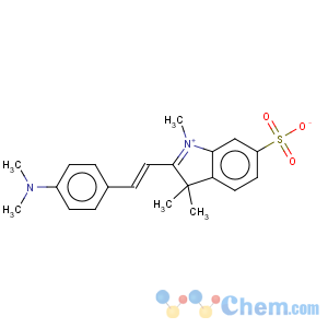 CAS No:143239-22-9 3H-Indolium,2-[2-[4-(dimethylamino)phenyl]ethenyl]-1,3,3-trimethyl-6-sulfo-, inner salt