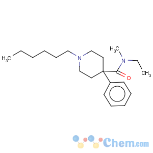 CAS No:143257-97-0 4-Piperidinecarboxamide,N-ethyl-1-hexyl-N-methyl-4-phenyl-