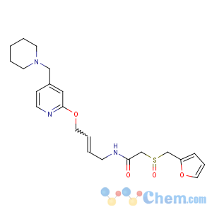 CAS No:143375-16-0 2-(2-furylmethylsulfinyl)-N-[(Z)-4-[4-(1-piperidylmethyl)pyridin-2-yl]oxybut-2-enyl]acetamide