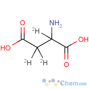 CAS No:14341-75-4 Aspartic-2,3,3-d3 acid(9CI)