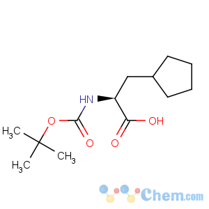 CAS No:143415-31-0 (s)-2-tert-butoxycarbonylamino-3-cyclopentyl-propionic acid