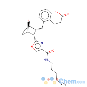 CAS No:143443-90-7 Benzenepropanoic acid,2-[[(1S,2R,3S,4R)-3-[4-[(pentylamino)carbonyl]-2-oxazolyl]-7-oxabicyclo[2.2.1]hept-2-yl]methyl]-