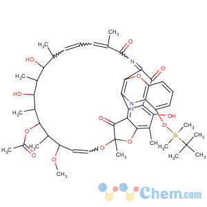 CAS No:143526-61-8 Rifamycin VIII,1',4-didehydro-1-deoxy-3'-[[(1,1-dimethylethyl)dimethylsilyl]oxy]-1,4-dihydro-1-oxo-