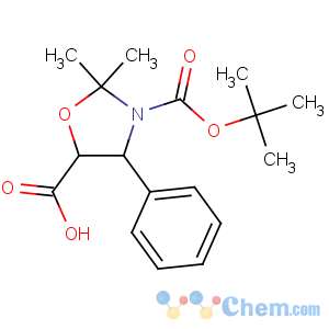 CAS No:143527-70-2 (4S,5R)-2,2-dimethyl-3-[(2-methylpropan-2-yl)oxycarbonyl]-4-phenyl-1,<br />3-oxazolidine-5-carboxylic acid