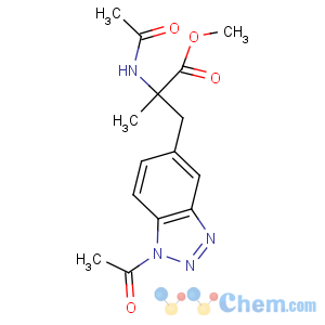 CAS No:143564-89-0 methyl 2-acetamido-3-(1-acetylbenzotriazol-5-yl)-2-methylpropanoate